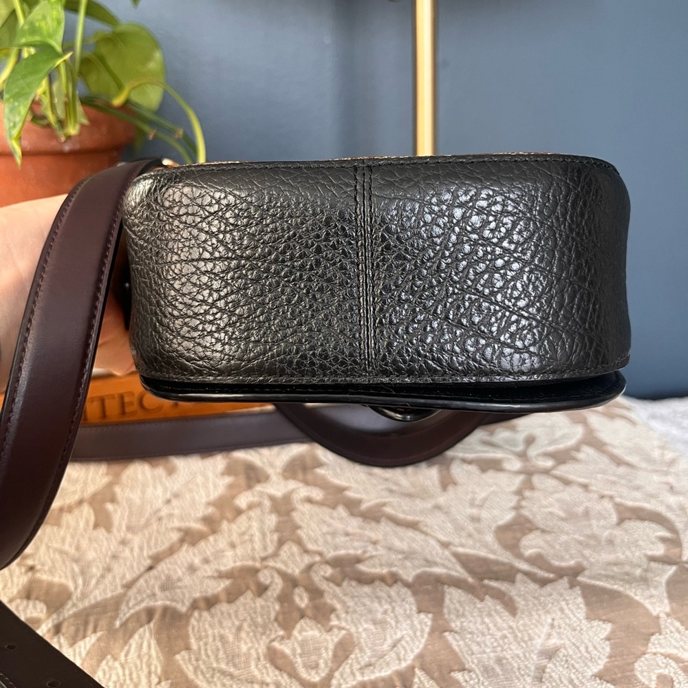 Coach Kleo compact crossbody suede and leather shoulder bag - Picture 7 of 12